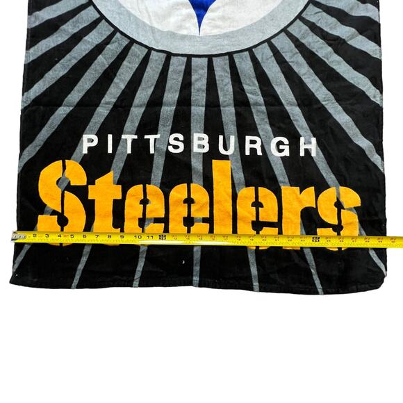 Pittsburgh Steelers NFL Officially Licensed Sunburst 59x29.5 inch Beach Towel - Picture 3 of 7